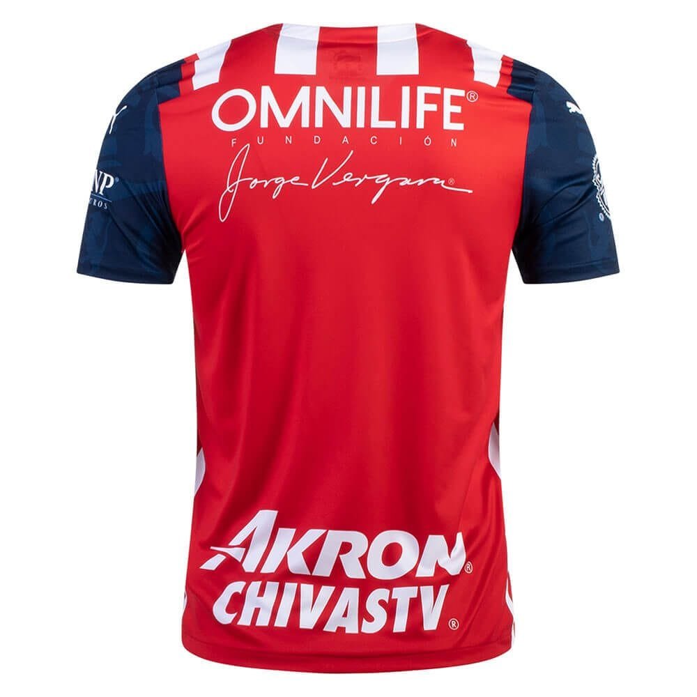 Chivas 21/22 Home Jersey by PUMA- back view