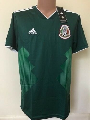 Adidas 2018 FIFA World Cup Mexico Official Home Jersey Collegiate Green/White