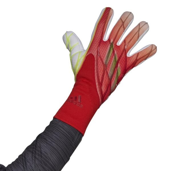 Adidas Mens X Pro Goalkeeper Gloves Solred/​White/​Red/​Black 2