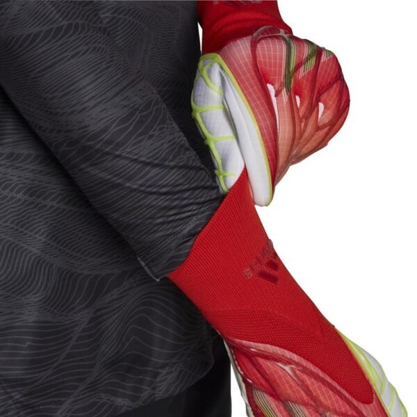 Adidas Mens X Pro Goalkeeper Gloves Solred/​White/​Red/​Black